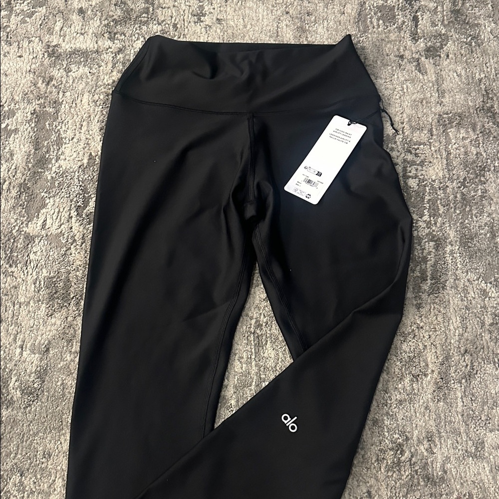 ALO Yoga Jet Black High-Waist Leggings